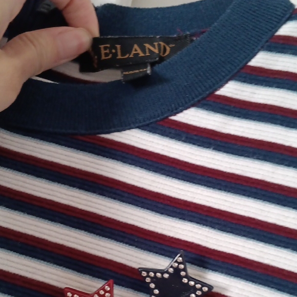 Navy Striped Dress - Picture 4 of 6